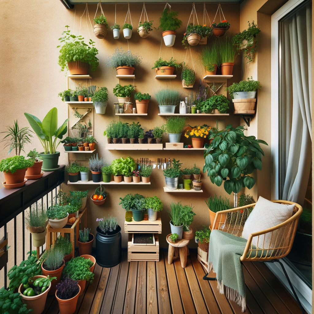 plants balcony